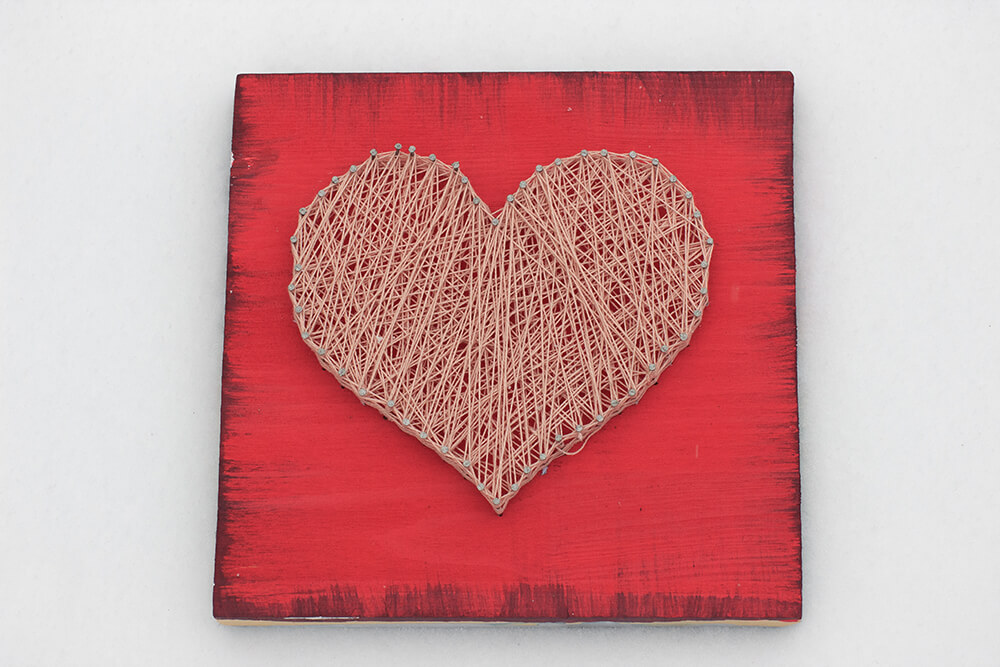 String Art Heart DIY